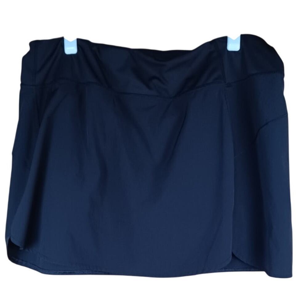 Black Athletic Skort XL 16 18 Tennis Golf Pickleball Athleisure Stretch - Picture 2 of 8